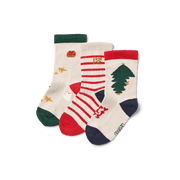 Lot de 3 paires de chaussettes de Noël Silas