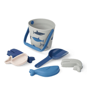 Gilma Sandspielzeug-Set Shark / Dove Blue