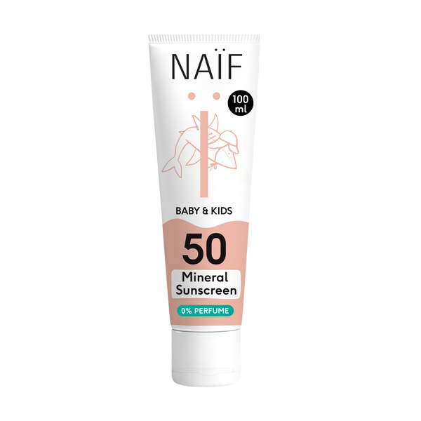 Crème solaire bébé & enfant sans parfum SPF50