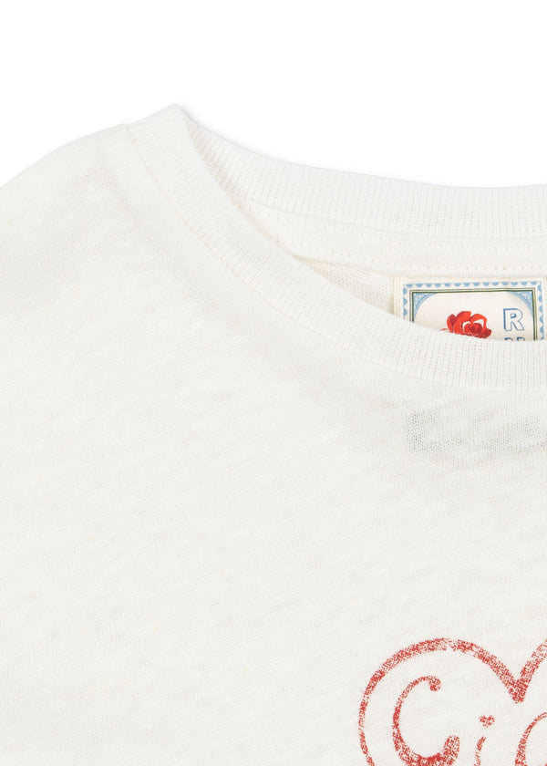 RHW X KS Bella T-Shirt Antique White