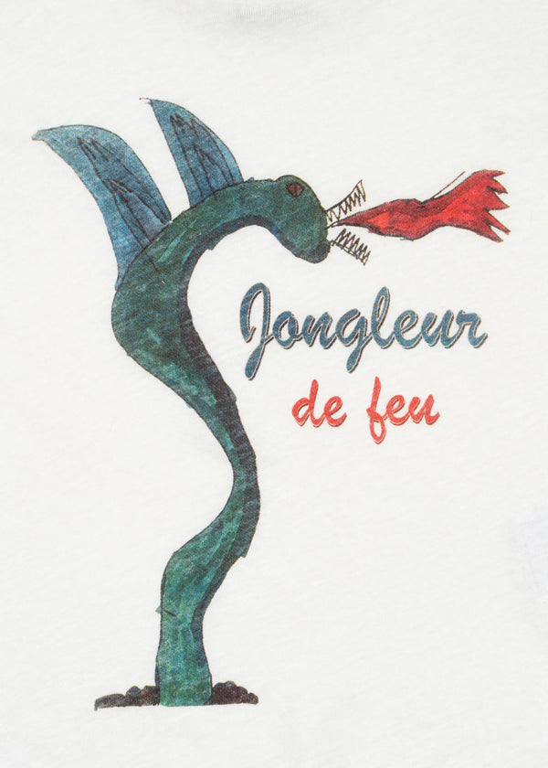 RHW X KS Jongleur T-Shirt Antique White