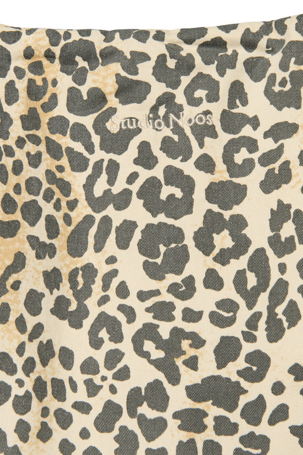 Sac maman en coton doux motif léopard