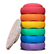 Stapelstein® Rainbow Classic 6 Bundle + Balance Board
