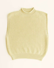Merino vest Helle Light Yellow