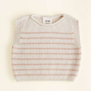 Merino-Weste Harvey Cream / Apricot