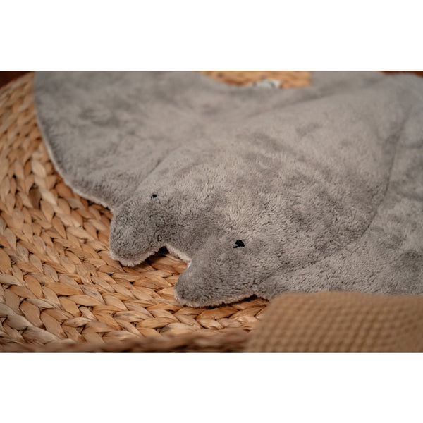 Peluche Manta Large Gris