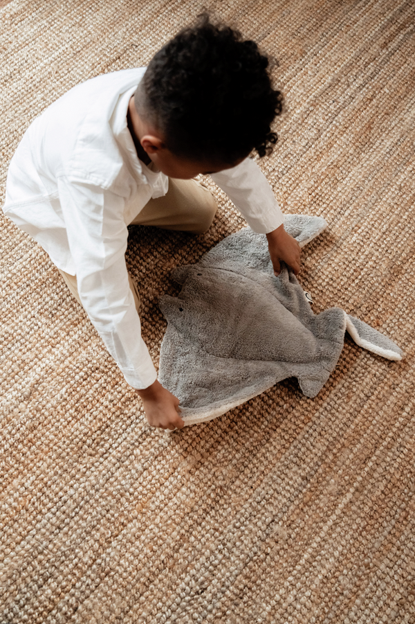 Peluche Manta Large Gris