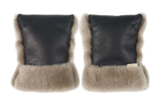 Schaffell-Handwärmer Buggy Mittens Noir Toast