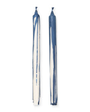 Lot de 2 bougies Dryp bleues