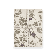 Muslin fitted sheet Plum