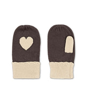 Collette Mittens Chocolate Brown