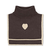 Cache-cou Collette marron chocolat
