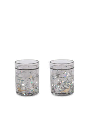 2-pack of glitter drinking cups Dino