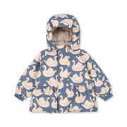 Mismou Blouson d'hiver à volants Swan