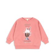 Sequin Sweatshirt Lou Peach Blossom