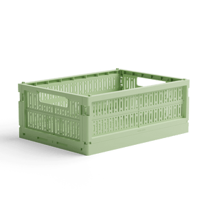 Made Crate Aufbewahrungsbox Midi Spring Green | Aufbewahrung & Ordnungssysteme | Beluga Kids