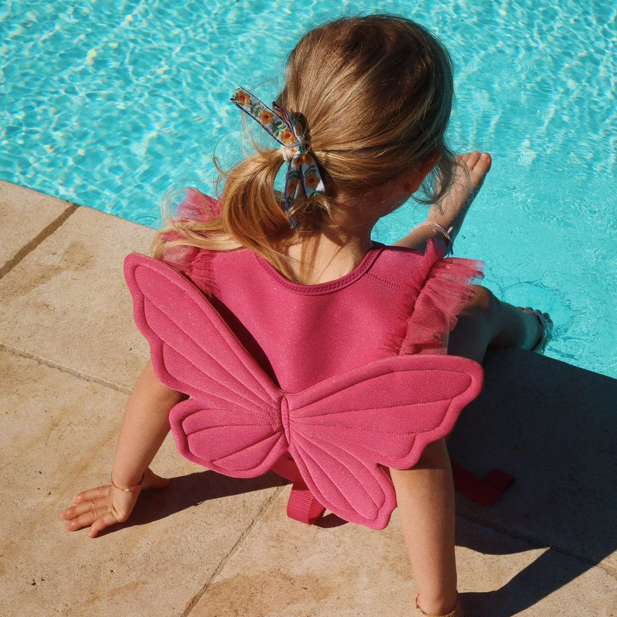 Konges Sløjd Piper Swim Vest Butterfly - Powder Pink