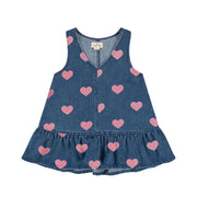 Second Season: Magot Jeanskleid Bon Coeur Pink