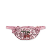 Juno Pailetten-Bauchtasche Mellow Rose