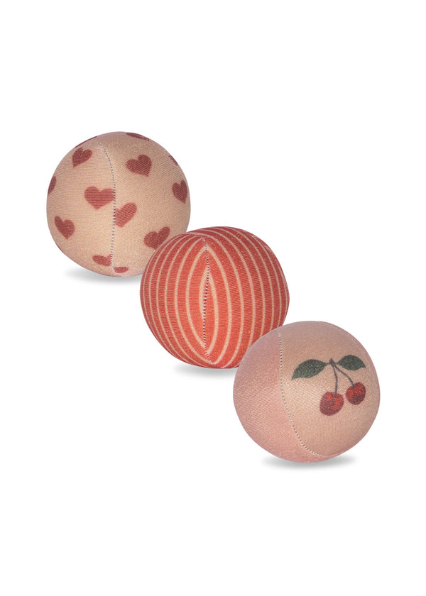 3-Pack Neoprene Beach Ball Cherry