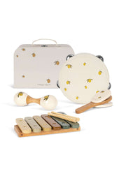 Coffret musical FSC dans un étui citron