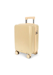 Valise à rayures thé