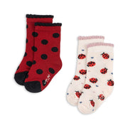 Lot de 2 paires de chaussettes Coccinelle