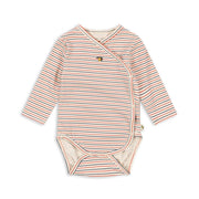 Basic Newborn-Body Stripe Tricolore