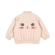 Juno Kitty Bomber Jacket Cameo Rose