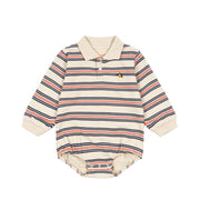 Spotty Langarm-Body Stripie Stripe