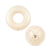 Schwimmring + Wasserball Set Navy Dot