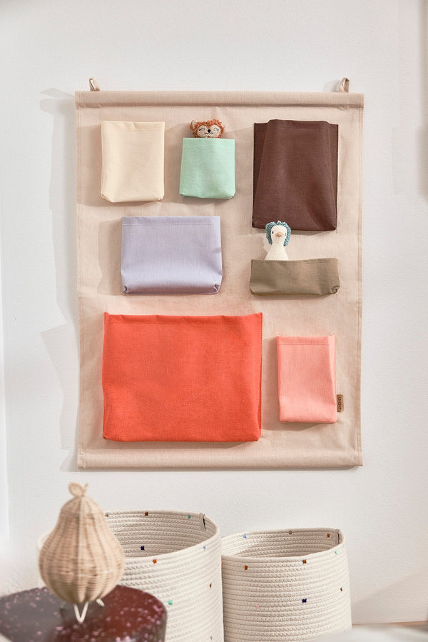 Wandaufbewahrung Saga Beige