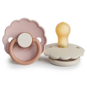 FRIGG 2-Pack Latex Schnuller Daisy Biscuit/Cream | Schnuller | Beluga Kids