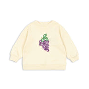 Lou Pailetten-Sweatshirt Sea Mist
