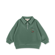 Half-Zip Sweatshirt Lou Granite Green