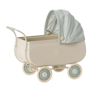 Maileg Kinderwagen Mikro Blau | Puppenhaus-Zubehör | Beluga Kids