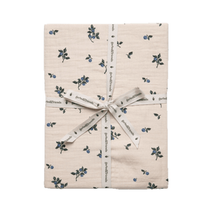 Garbo&Friends Musselin-Fixleintuch Blueberry | Fixleintuch | Beluga Kids