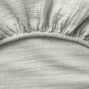 Garbo&Friends Musselin-Fixleintuch Junior Thyme | Fixleintuch | Beluga Kids