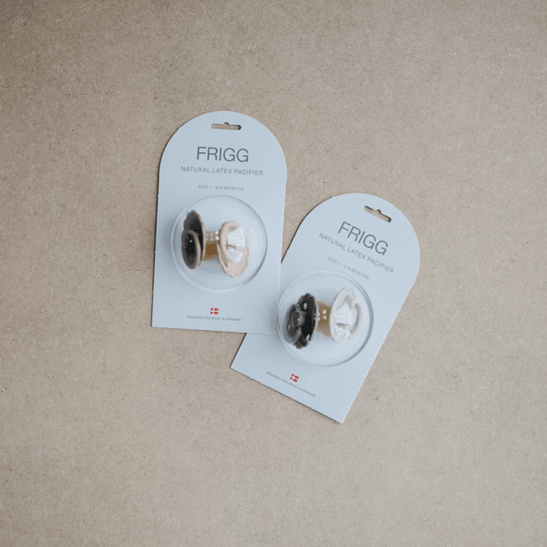 FRIGG 2-Pack Latex Schnuller Daisy Night Blush/Cream | Schnuller | Beluga Kids