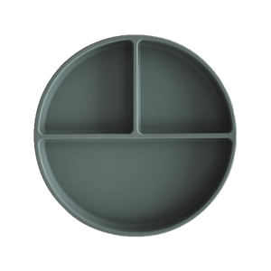 Mushie Stay-put Silikon Teller Dried Thyme | Kindergeschirr | Beluga Kids