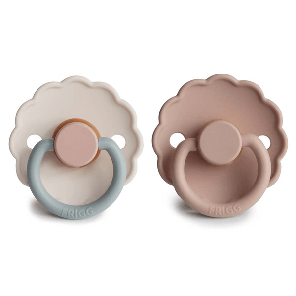 FRIGG 2-Pack Latex Schnuller Daisy Blush/Cotton Candy | Schnuller | Beluga Kids