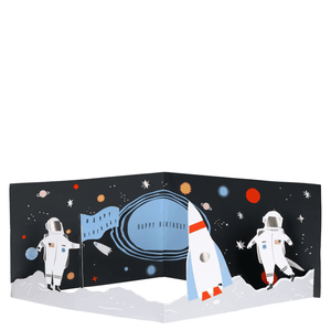 Meri Meri 3D Space Scene Geburtstagskarte | Geschenkkarte | Beluga Kids