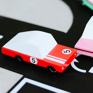 Candylab Toys Candycar Roter Racer #5 | Spielzeugauto | Beluga Kids