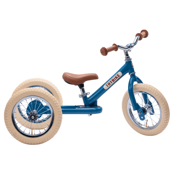 Trybike Trybike 2-in-1 Dreirad/Laufrad Vintage Blue | Laufrad | Beluga Kids
