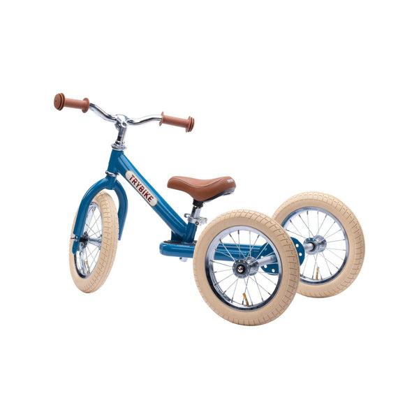 Trybike Trybike 2-in-1 Dreirad/Laufrad Vintage Blue | Laufrad | Beluga Kids