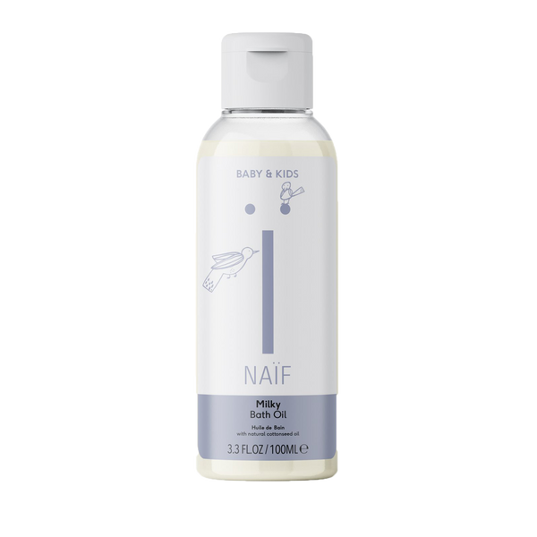 Naïf Care Milchiges Baby-Badeöl | Badeöl | Beluga Kids