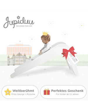 Jupiduu Indoor Rutsche mit speichelfesten Lacken nach EN-71, bis 50 kg belastbar