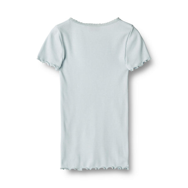 Wheat Main Geripptes T-Shirt Katie Light Blue | T-Shirts | Beluga Kids