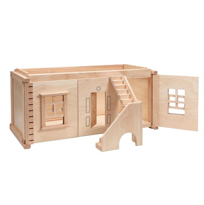 Folding Wooden Dollhouse and Doll Furniture Natural Walnut -  Portugal