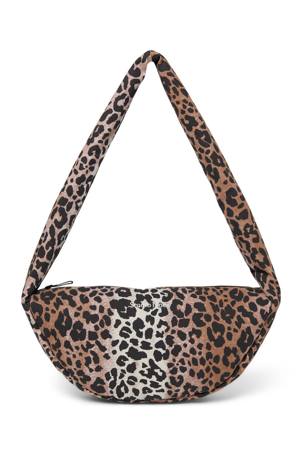 Soft Cotton Mini Cross Body Bag Hazel Leopard
